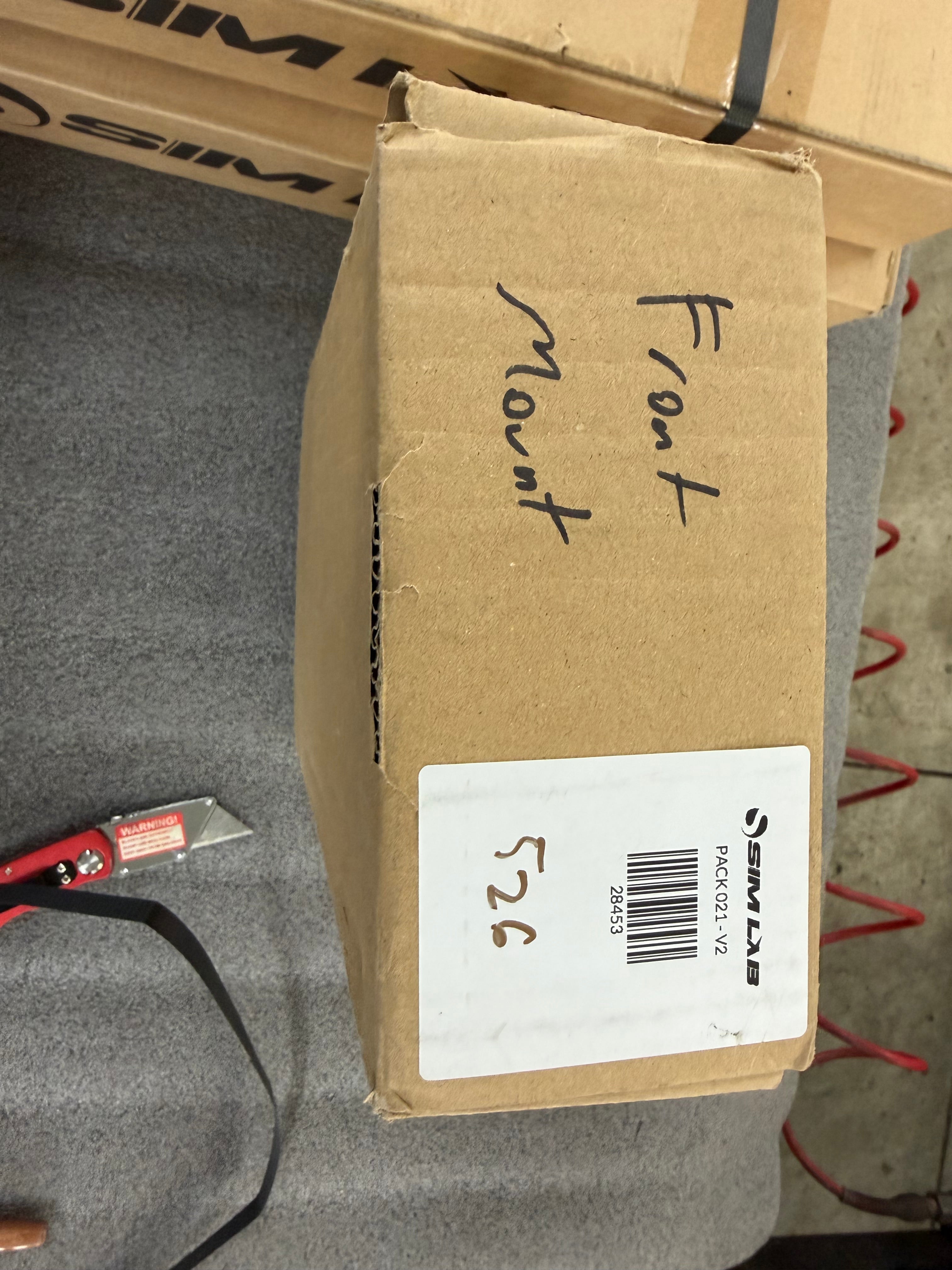 Used / Open Box  Sim Lab Front mount EVO #524, #526