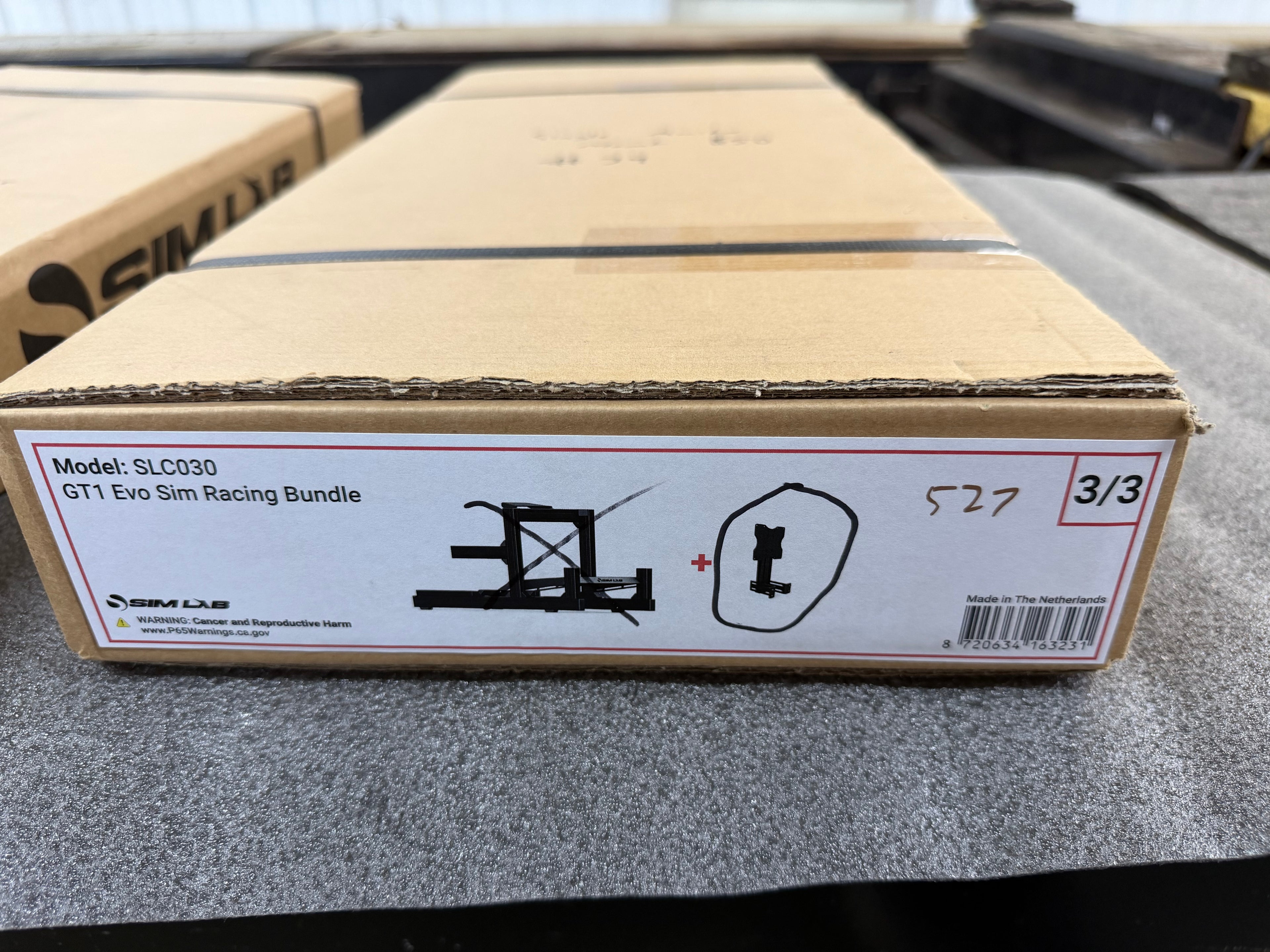 New Open Box Sim Lab Single Monitor Mount #528