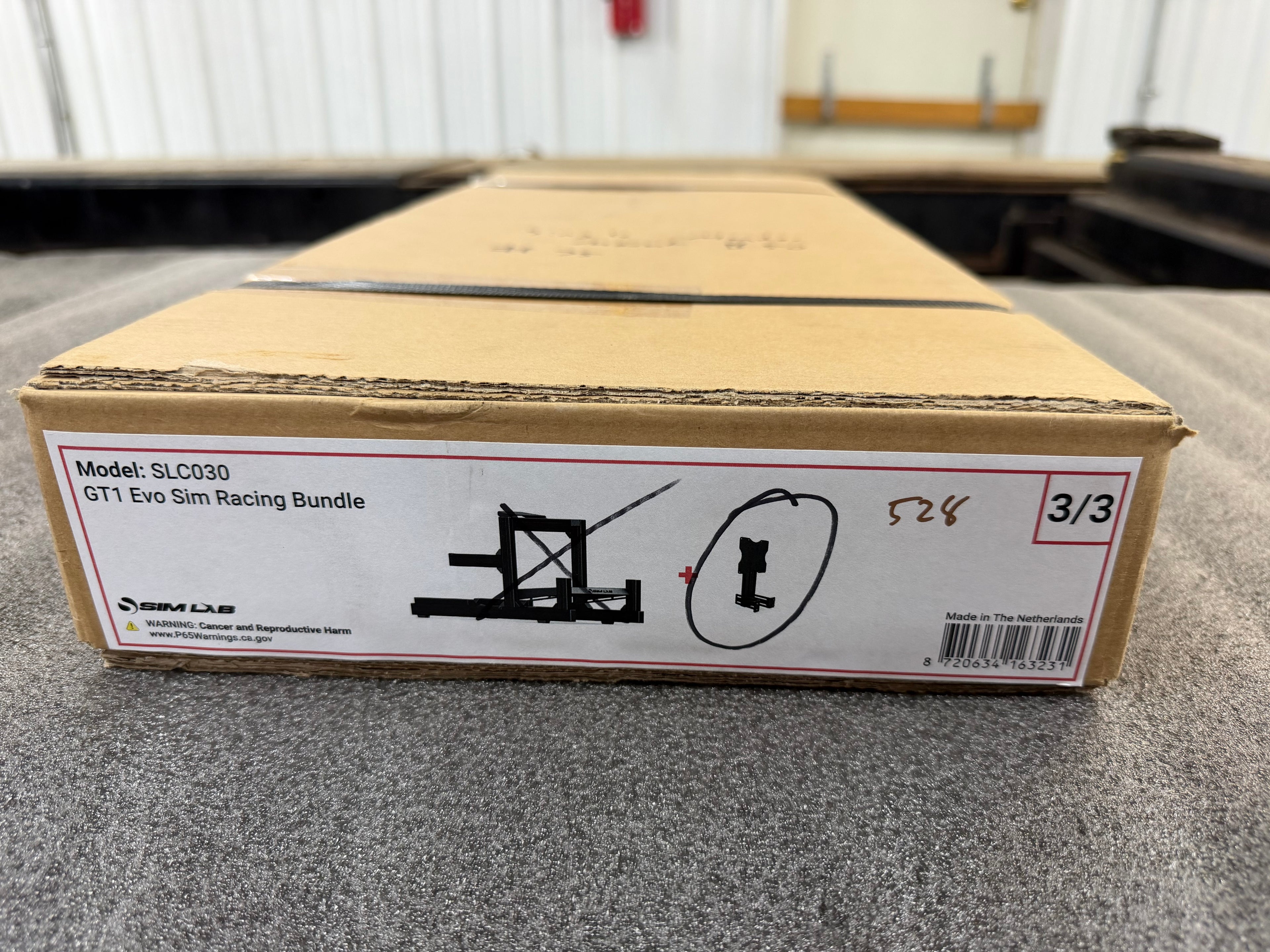 New Open Box Sim Lab Single Monitor Mount #528